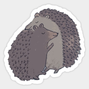 Cute watercolor hedgehog love hedgehugs watercolour watercolour hedgehugs Sticker